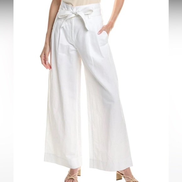 A.L.C. Emily Linen-Blend Pant Size 14 NWT